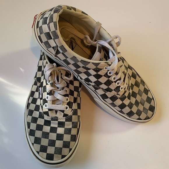 Vans Authentic 44 DX Shoe Canvas Checkerboard Lace-up M 8.5 - Picture 2 of 4